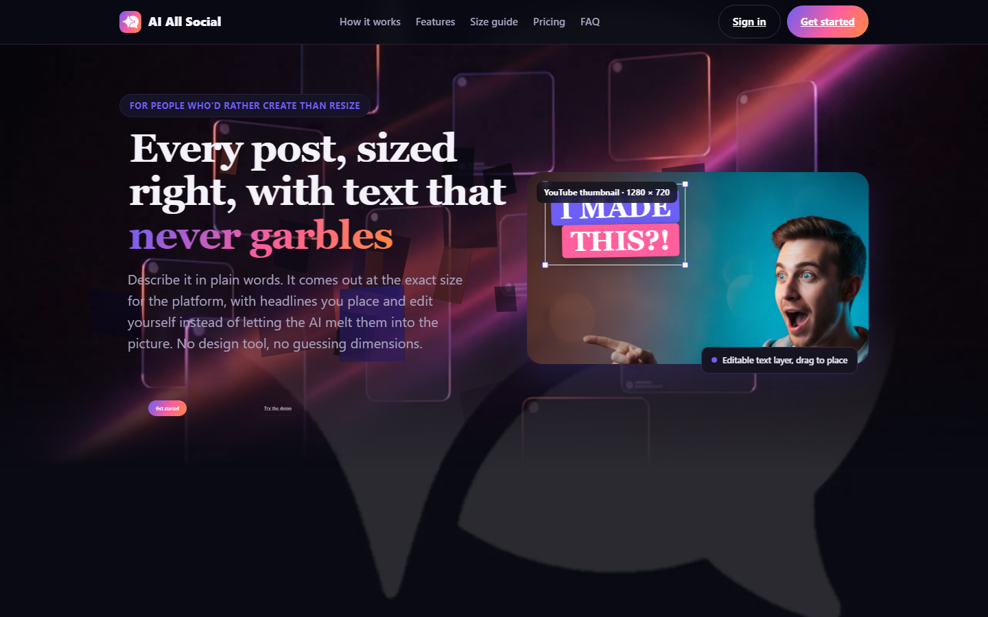 AI All Social screenshot